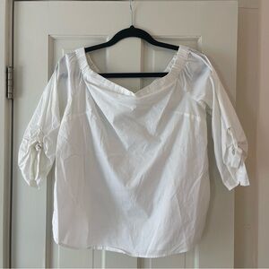 White off the shoulder blouse